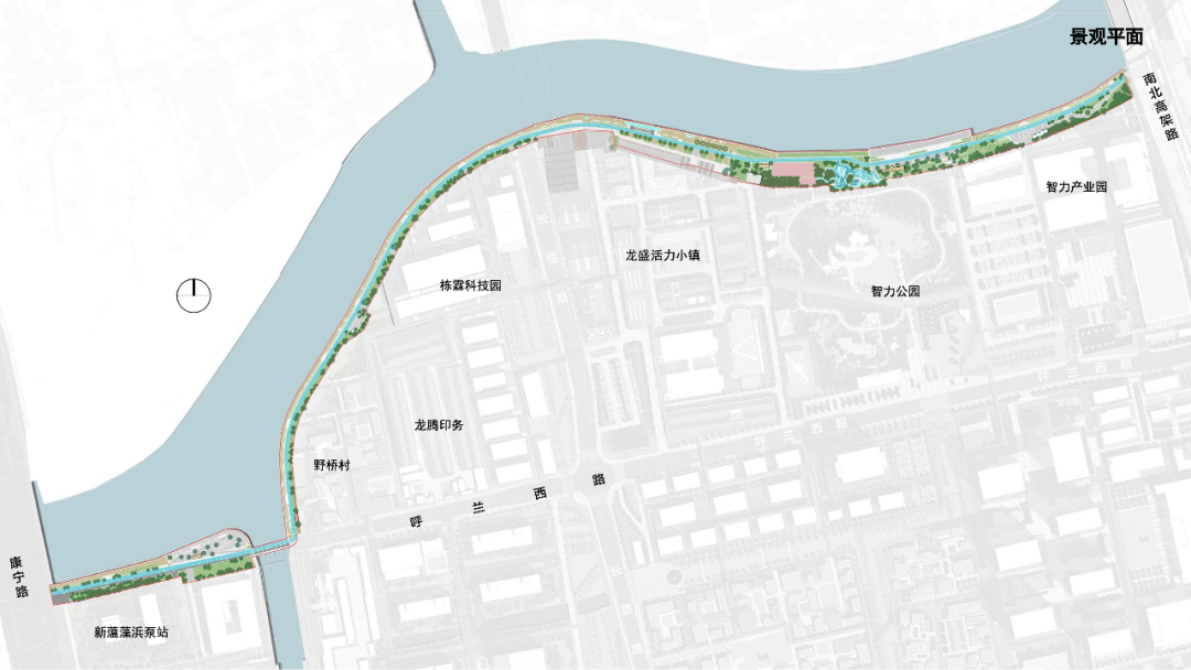 蕰藻浜宝山段沿岸景观贯通提升改造工程启动效果图来啦上海市规划和
