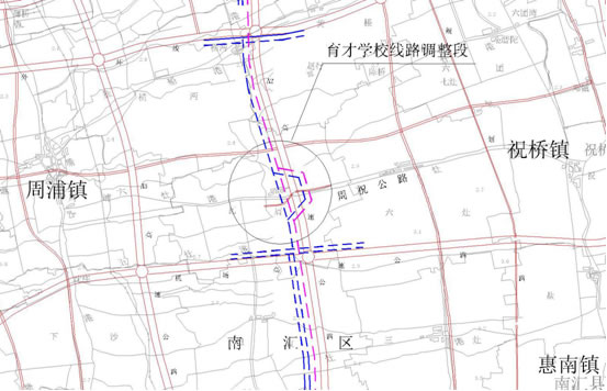 外高桥至南汇高压线走廊局部调整（育才学校段）专项控制性详细规划公示_上海市规划和自然资源局