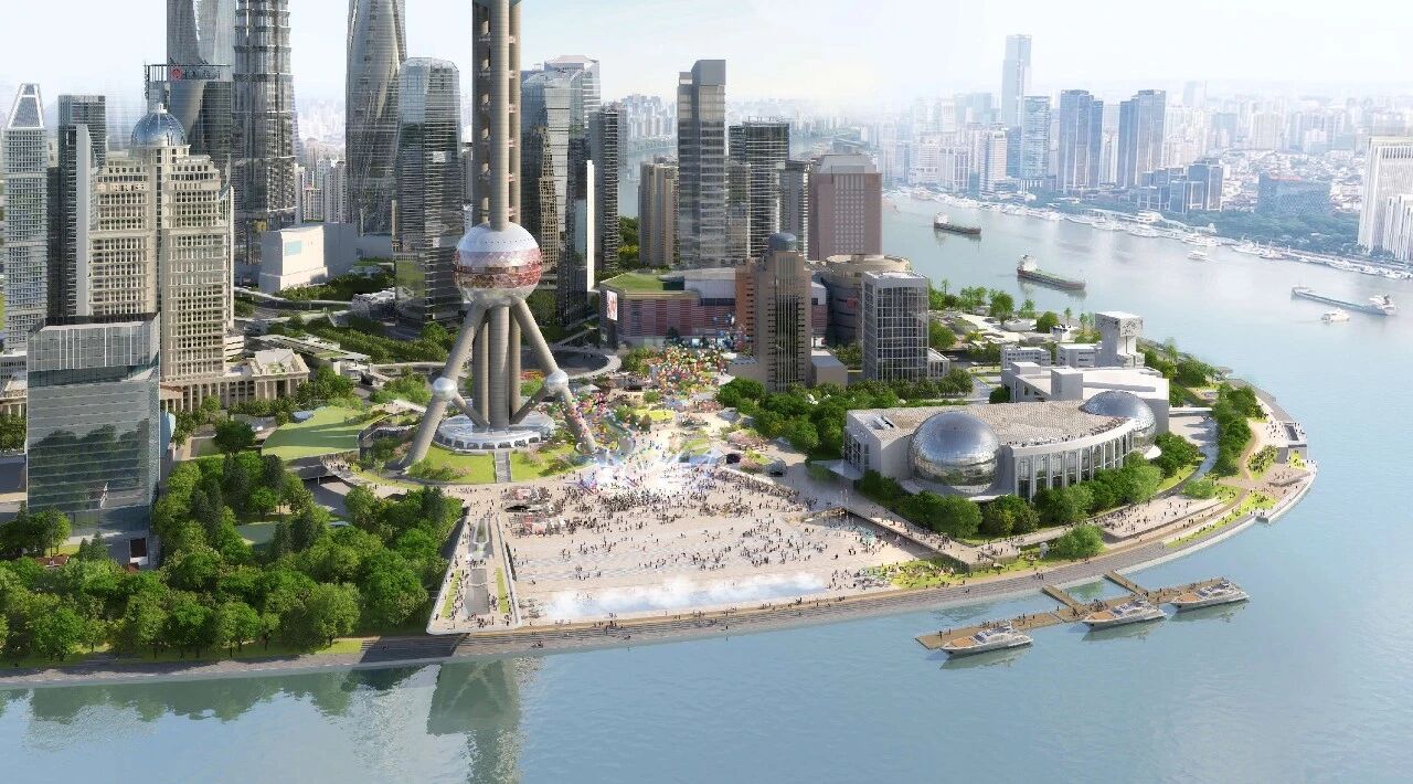 上海发布小陆家嘴更新规划：港务大厦迁建换来滨江广场，空中连廊今年启动建设