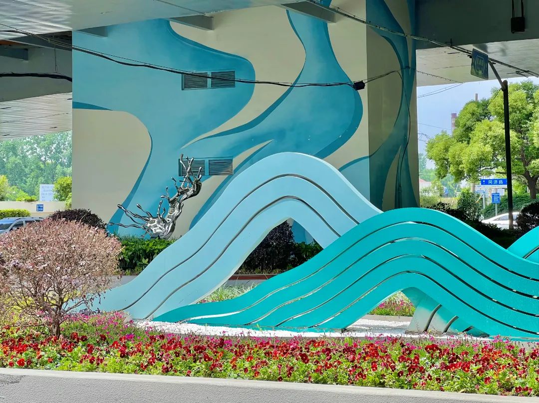 吴淞大桥桥下空间焕新颜全要素提升优化城市风貌