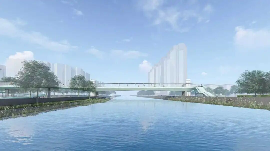 苏州河白玉路桥建设提速，普陀侧桩基承台完工
